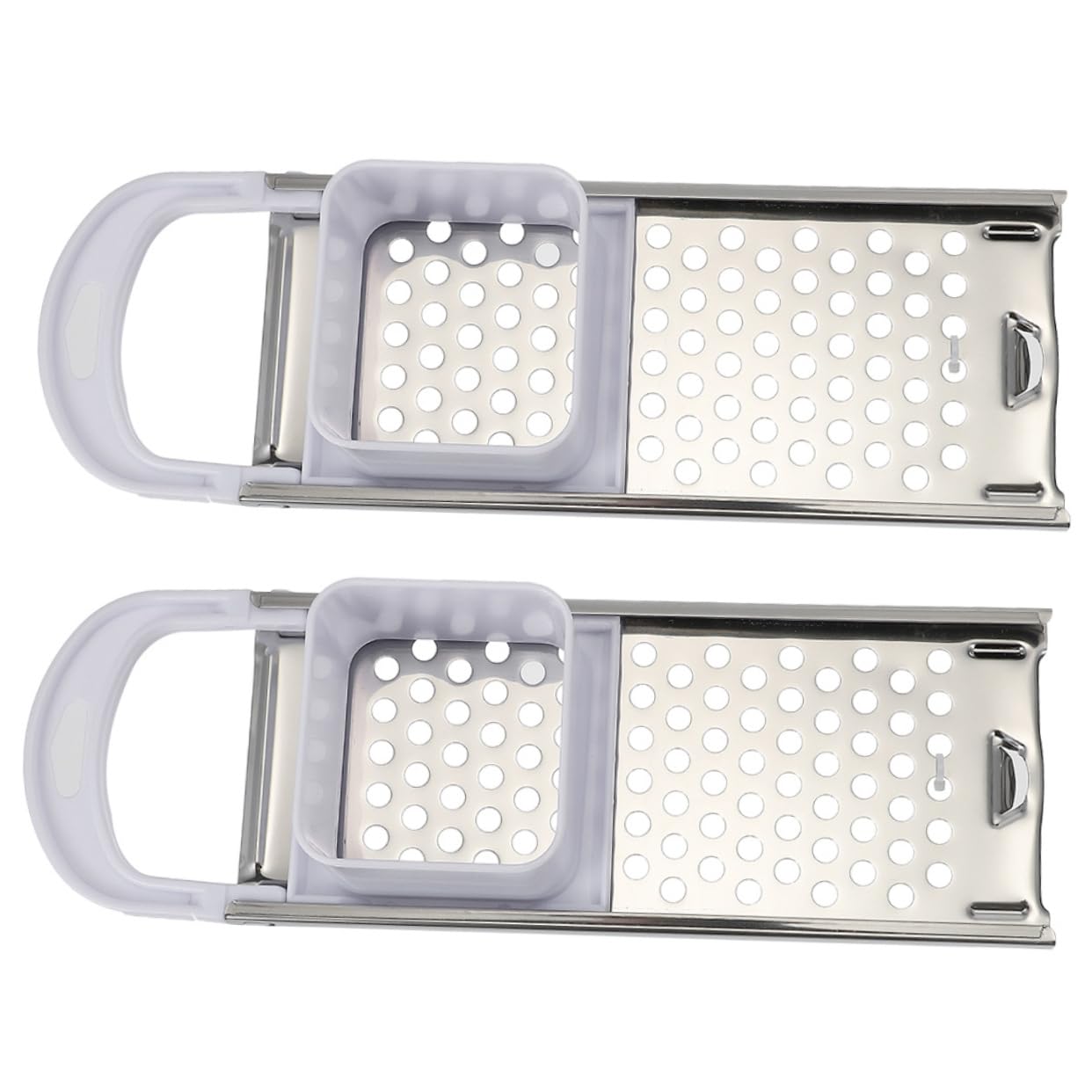 VOSAREA 2Pcs Stainless Steel Dough Cutter Rust Noodle Pressing Machine for Easy Dough Ball and Noodle Making Kitchen Tool for and Simple Operation