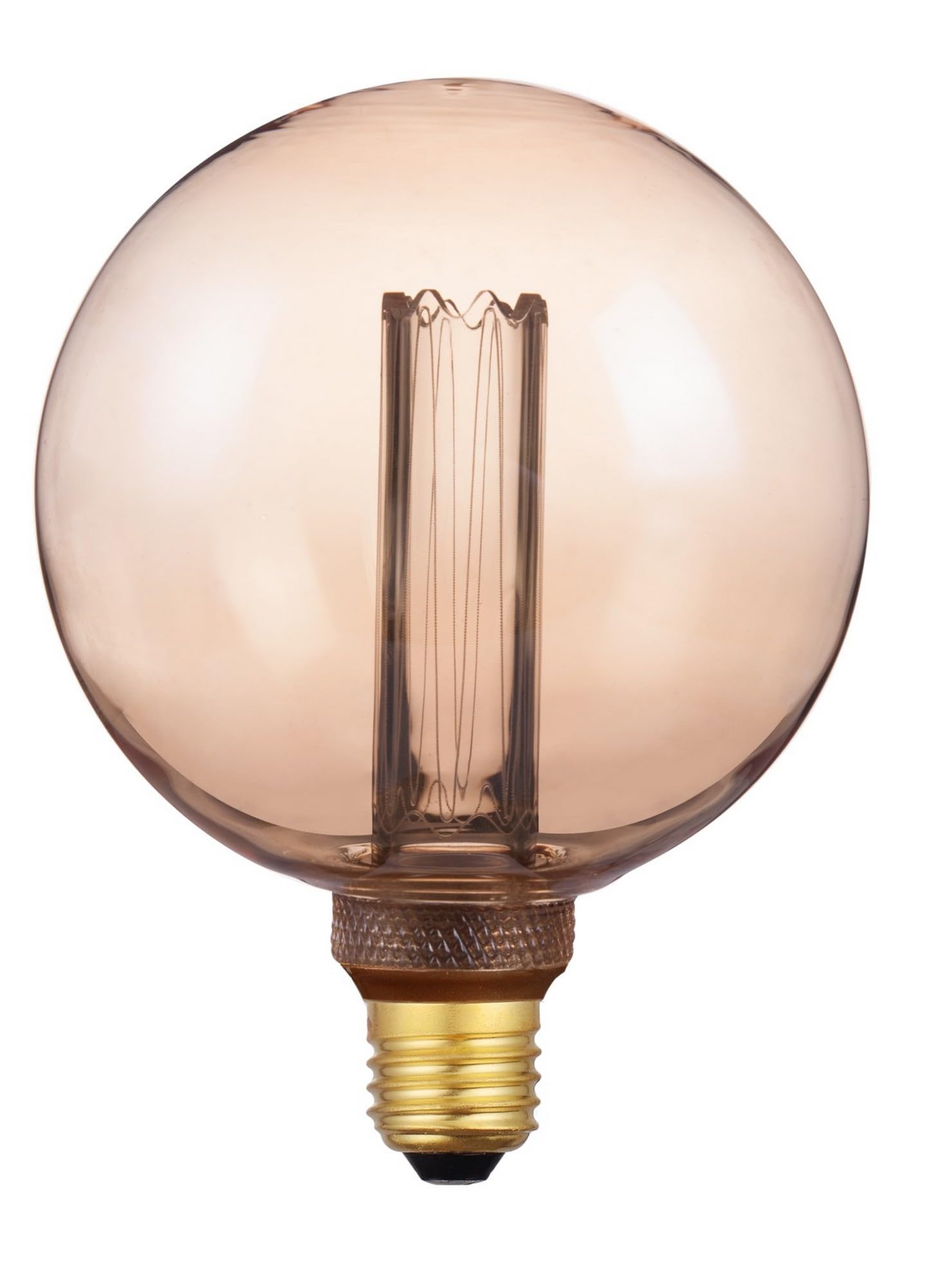 Nordlux Deco E27 G125 Retro Dim Leuchtmittel, 3,5W, 120lm, 1800K, goldfarben (2080242758)