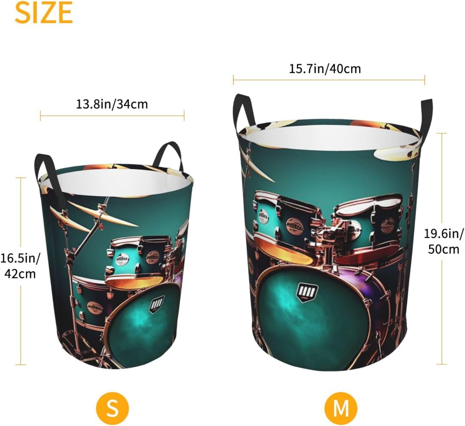 Laundry Basket With Handles Foldable Laundry Hamper Dirty Clothes Basket image 2