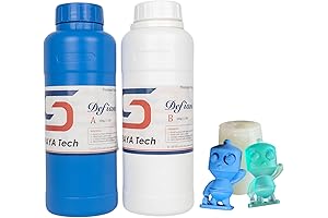 Siraya Tech Defiant Food Safe, 25A Hardness Platinum Silicone Mold Making Kit (35.27 Oz)