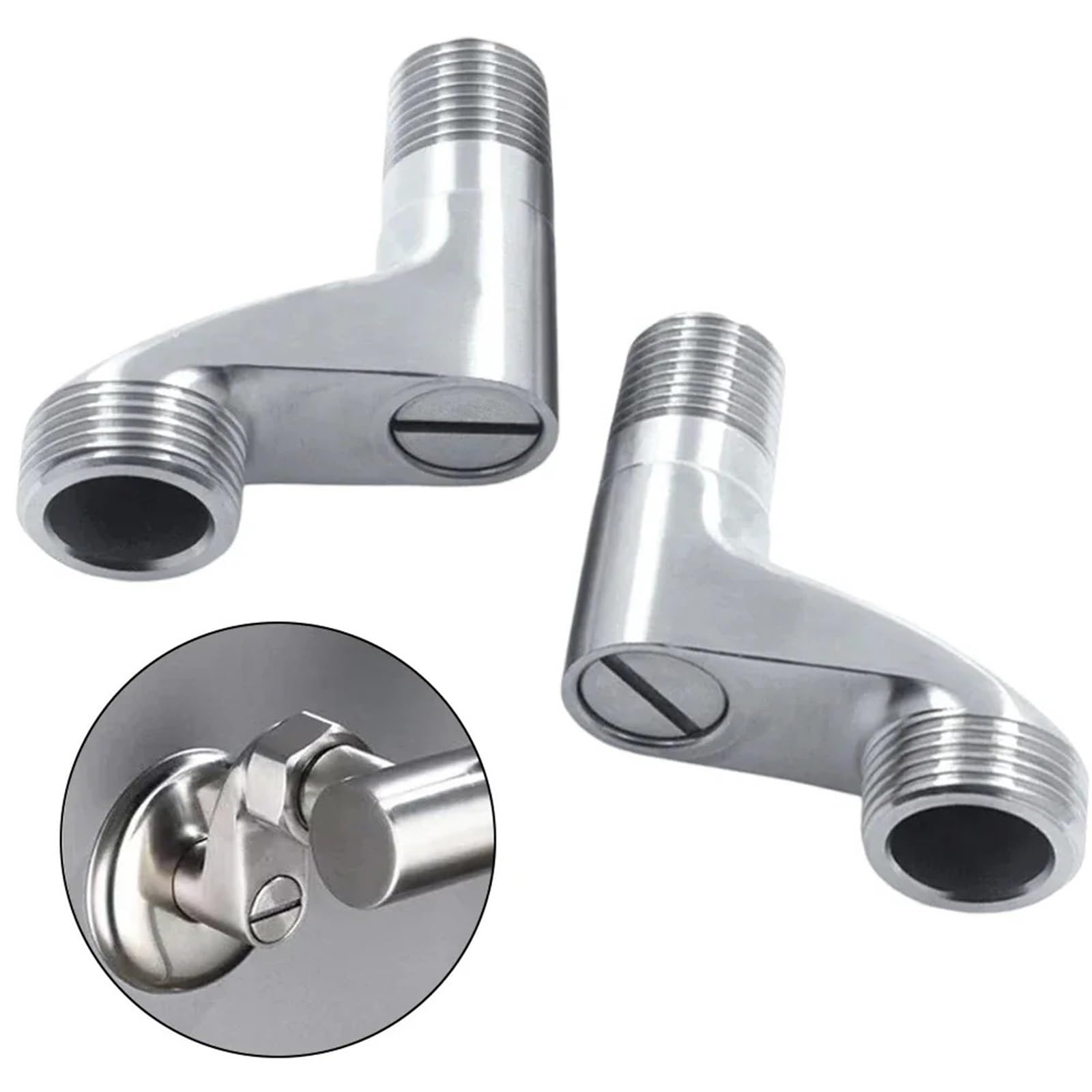 2 uds válvula angular grifo de ducha conector accesorios pie curvo codo cocina baño adaptador ajustable en ángulo para bafieras y duchas