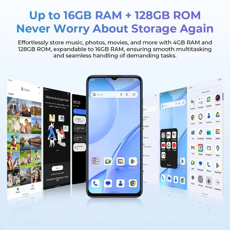 Oukitel C57 PRO Dual SIM Blue 4+12GB RAM 128GB 4G LTE: Buy Online