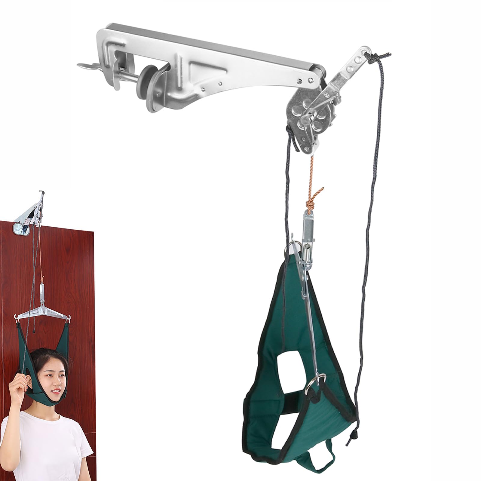 Dispositivo De Tracción del Cuello Suspensión De La Puerta Vértebra Cervical Correctiva, Aliviar El Dolor Cervical, El Tratamiento De La Espondilosis Cervical
