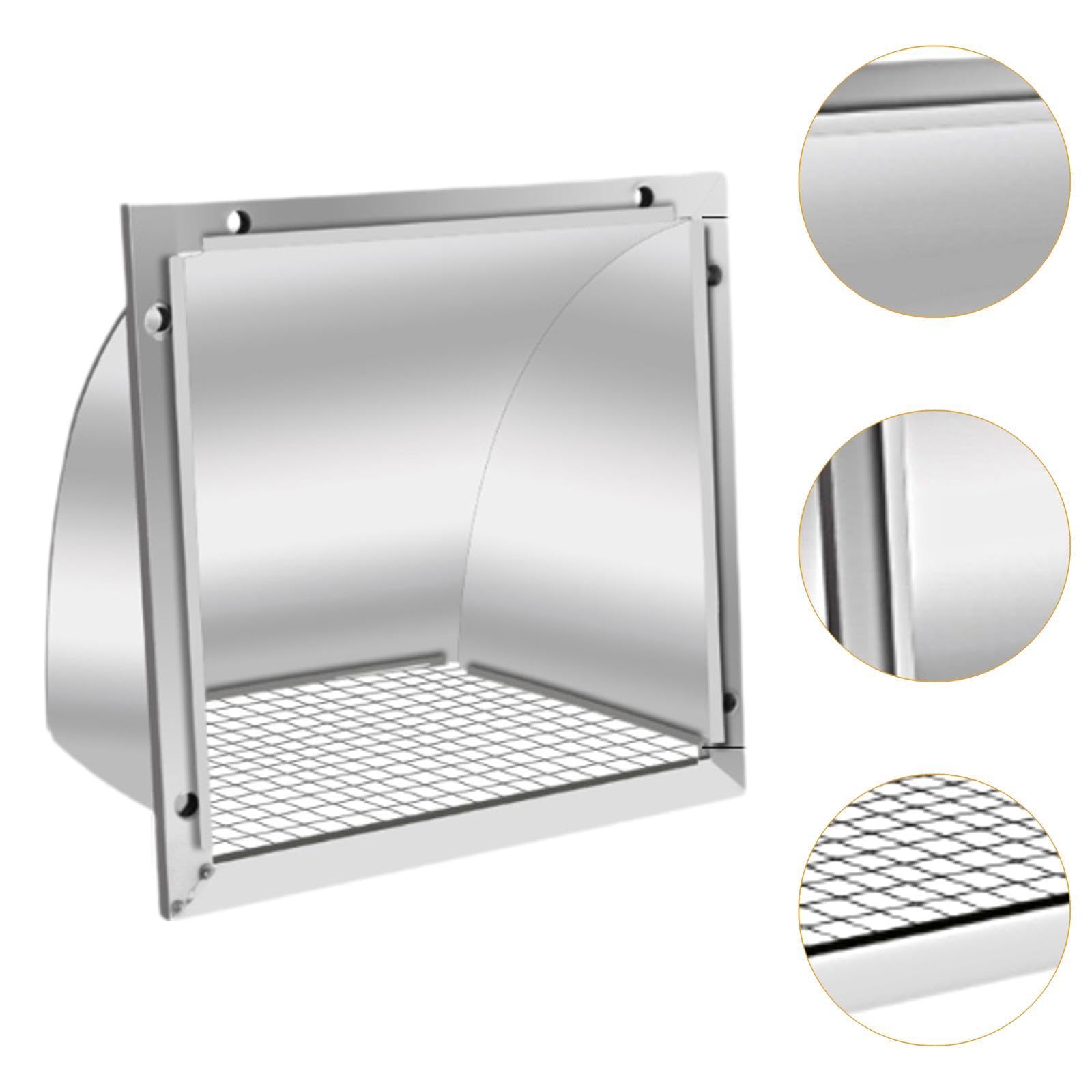 Cubierta de Ventilación para Secadora, Rejilla de Ventilación para Salida de Pared, Protección Contra Lluvia Y Nieve, Cubierta de Ventilación de Pared, 8 Inch