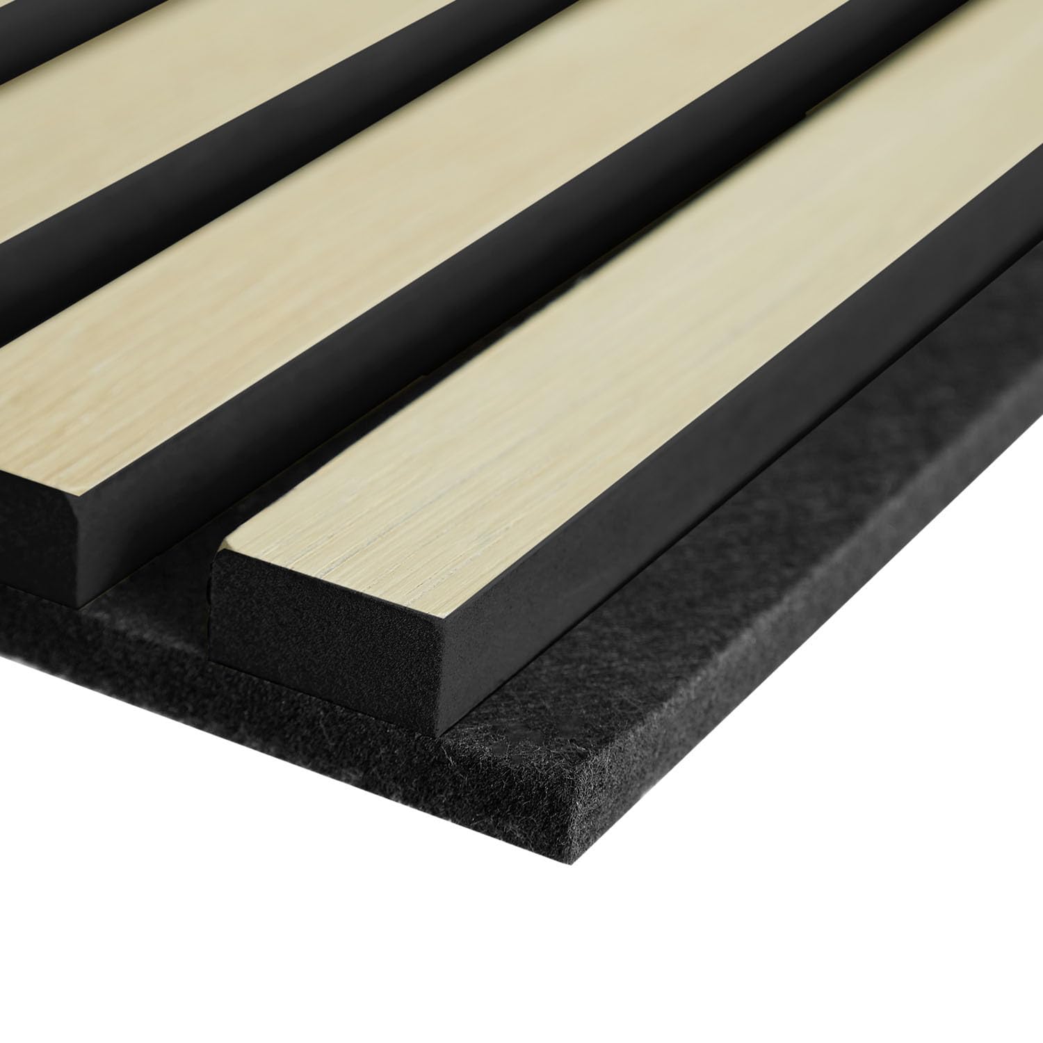 Homestyle4u 2701, panele akustyczne 60 x 60 cm panele ścienne drewno jasne 1 panel okładzina ścienna wnętrze panele dekoracyjne MDF