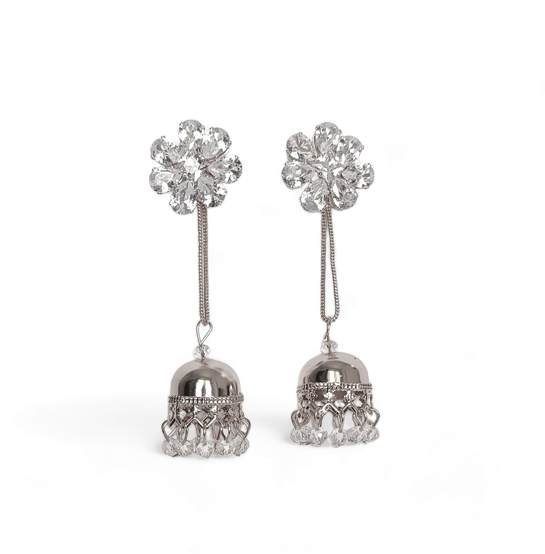 See full amazon price history chart for Jiaara Rivoli Stone Silver Plated Antique Floral Jhumka Earrings for Women/Girls Jiaara Rivoli Stone Silver Plated Antique Floral Jhumka Earrings for Women/Girls (B0CBRRBW7W) Amazon Price History, Amazon Price Tracker