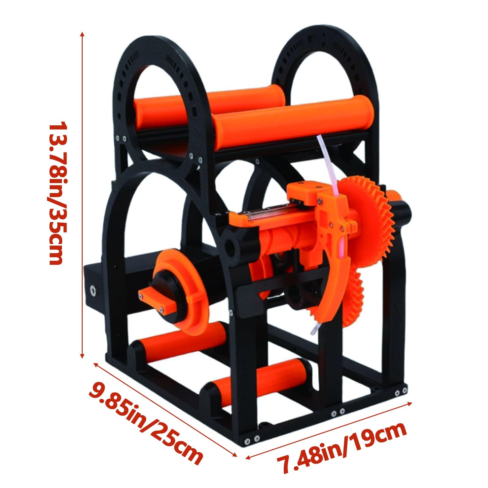Respooler de filamento 3D, bobinador automático de bobina, herramienta de bobinado universal con control de tensión ajustable, diseño extraíble, para suministros de impresión