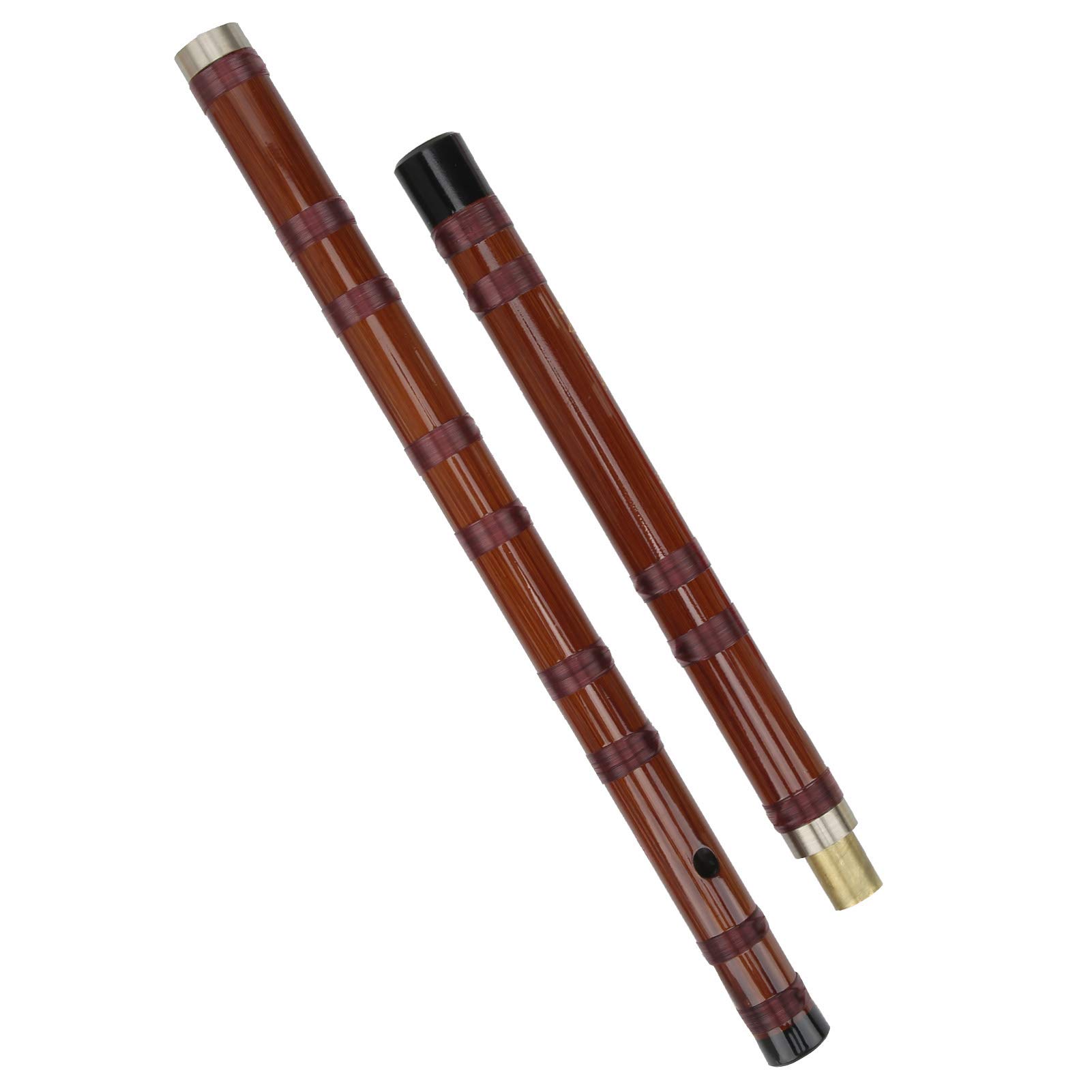 Flûte en bambou, ZD-02 Flûte en bambou Belle généreuse avec des poèmes de style chinois pour une performance en plein air pour l'examen de qualité