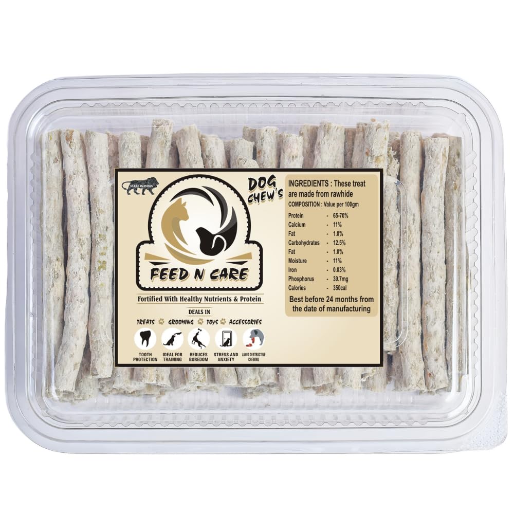 Feed N Care All Natural Ingredients Chew Stick Munchie for Dogs Natural Flavors Chew Sticks Munchy Treat Snacks for All Breed Dogs (Natural 3.5KG) (B0C4HNRYF9) Amazon Price History, Amazon Price Tracker