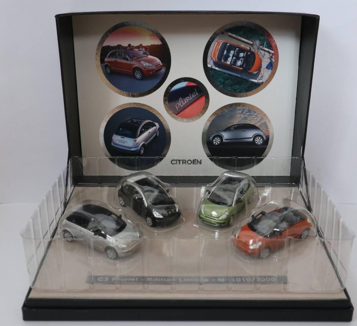 【新品未使用】　シトロエン　C3プルリエル　ミニカーセット　シリアルナンバー付き 新品未使用】 シトロエン C3プルリエル ミニカーセット シリアル