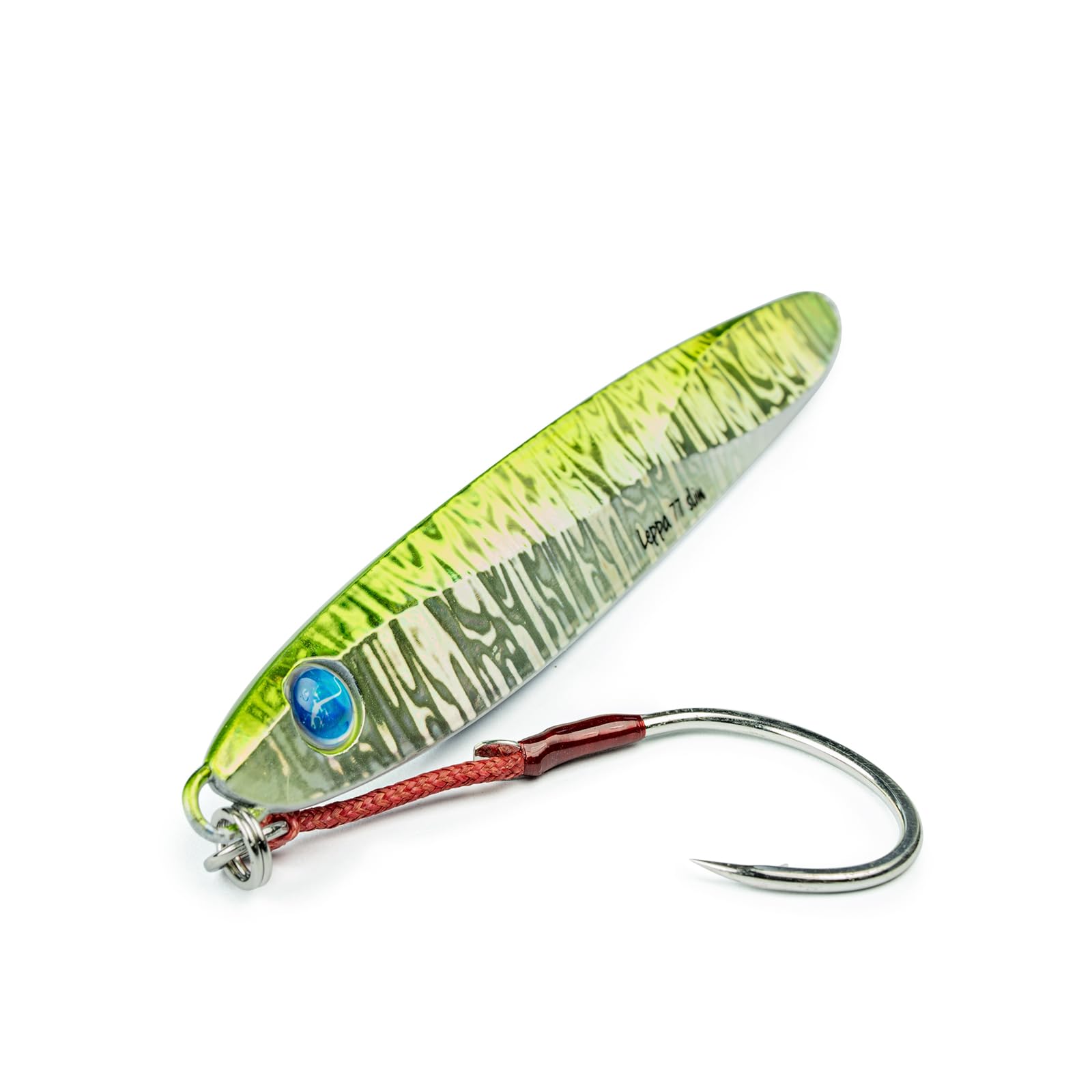 SEASPIN LEPPA 77 Slim Jig Color Green - 115 mm - 77 g - Casting Jig
