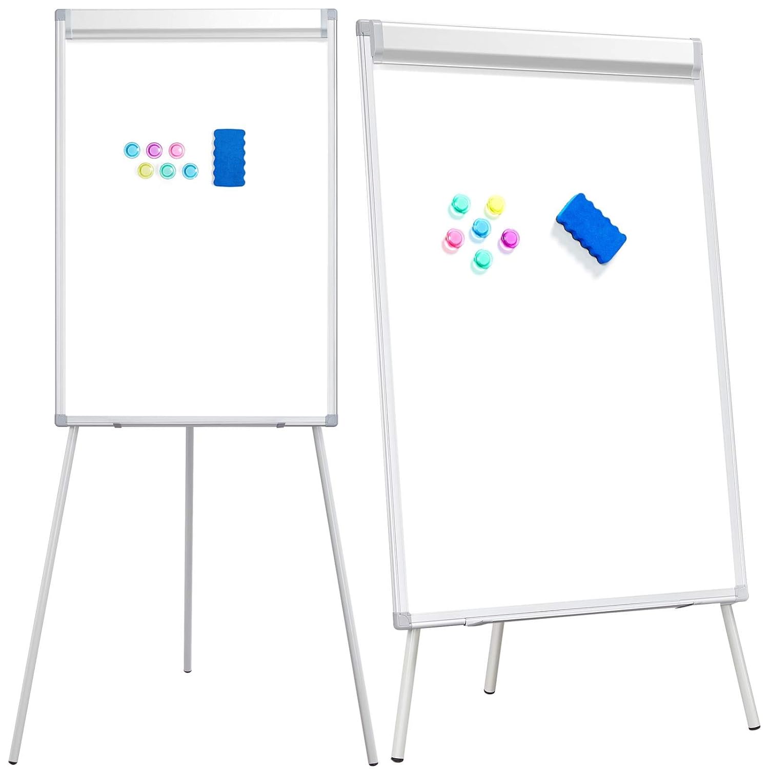 Yaheetech Flipchart Whiteboard with Stand White for Office