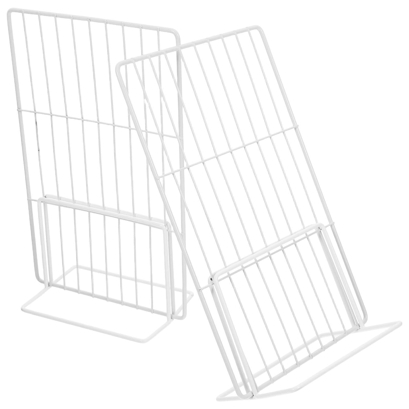 Milisten Separadores de Congeladores Organizadores de Estantes de Alambre Ajustables 43-56 Cm Ancho X 18 Cm Alto, Estructura Metálica Ventilada para Dividir y Almacenar Alimentos