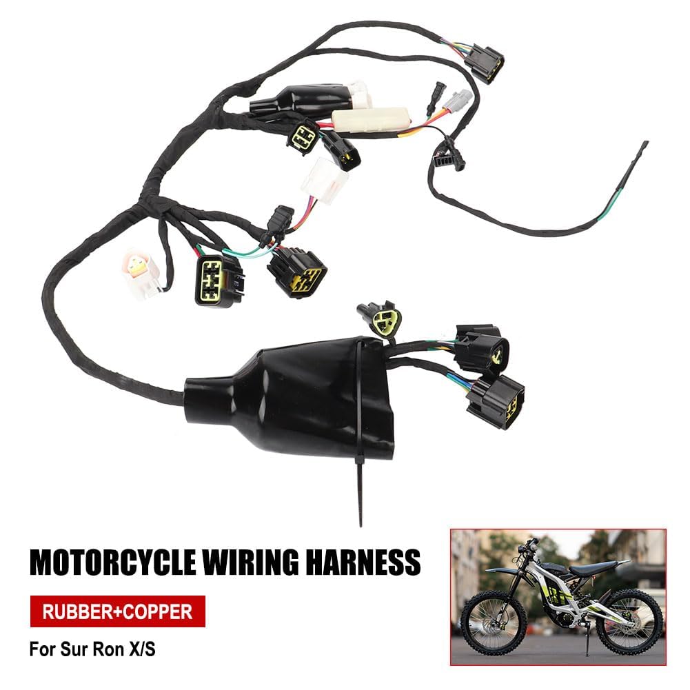 SoarNix Full Main Wire Wiring Harness Assy for Surron Sur Ron Light Bee X/S Electric Dirt Bike Pure Copper Wiring Harness