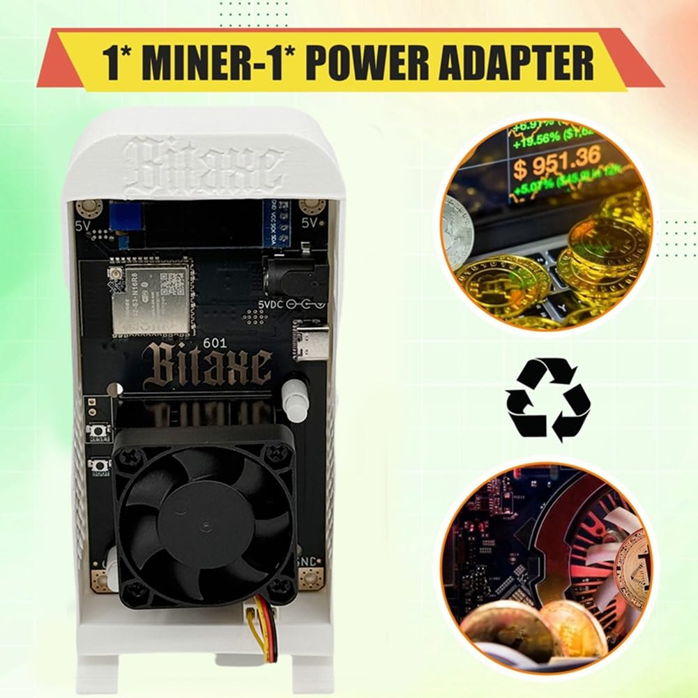 Gamma 601 BTC Solo Lottery Miner 1.2TH/S BM1370 Asic 18-22W Bitcoin Crypto Miner EU-STECKER