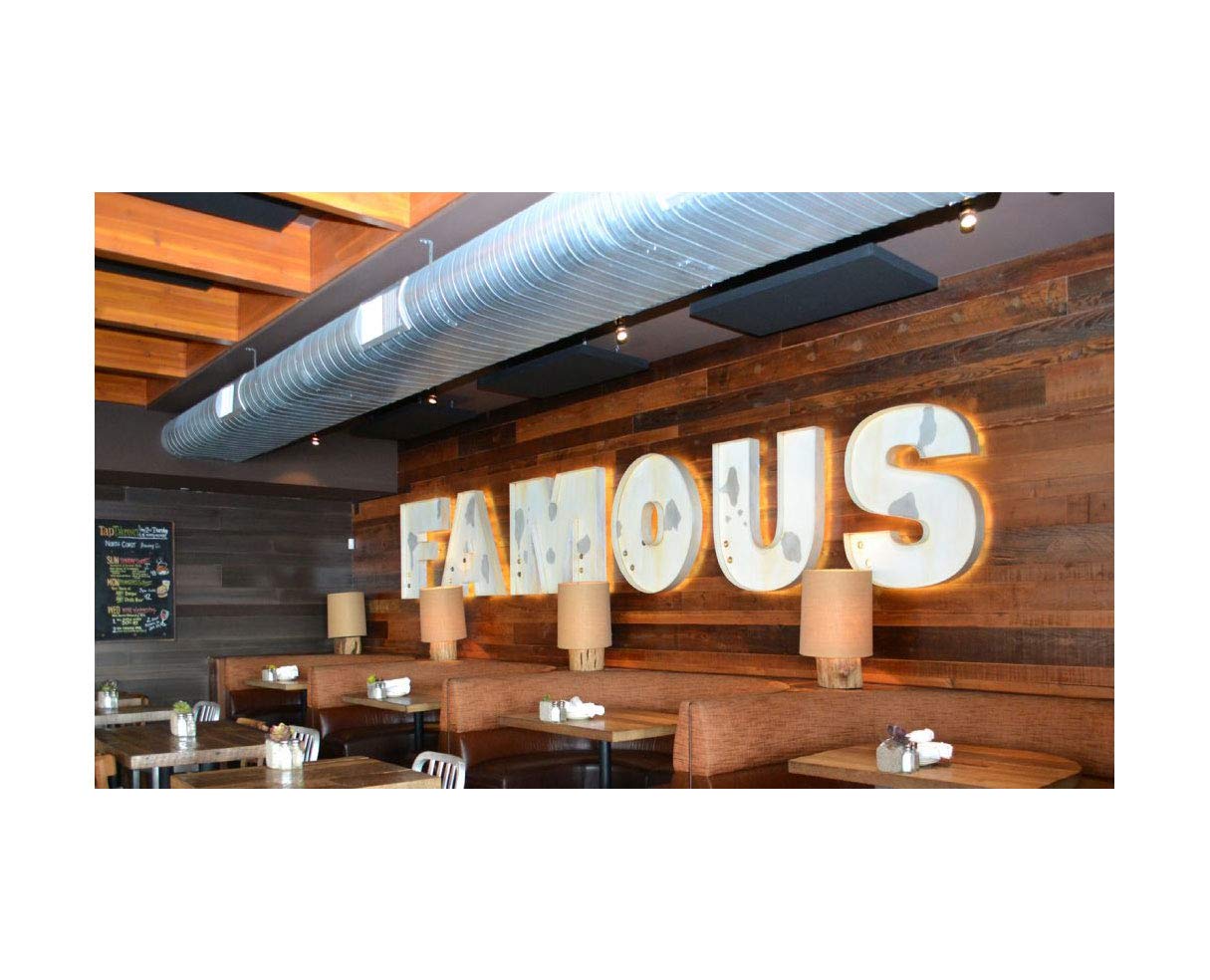 Primacoustic 1.5 inch Nimbus 2 x 4 foot Acoustic Ceiling Cloud Panel - Black (2-pack) - Image 3