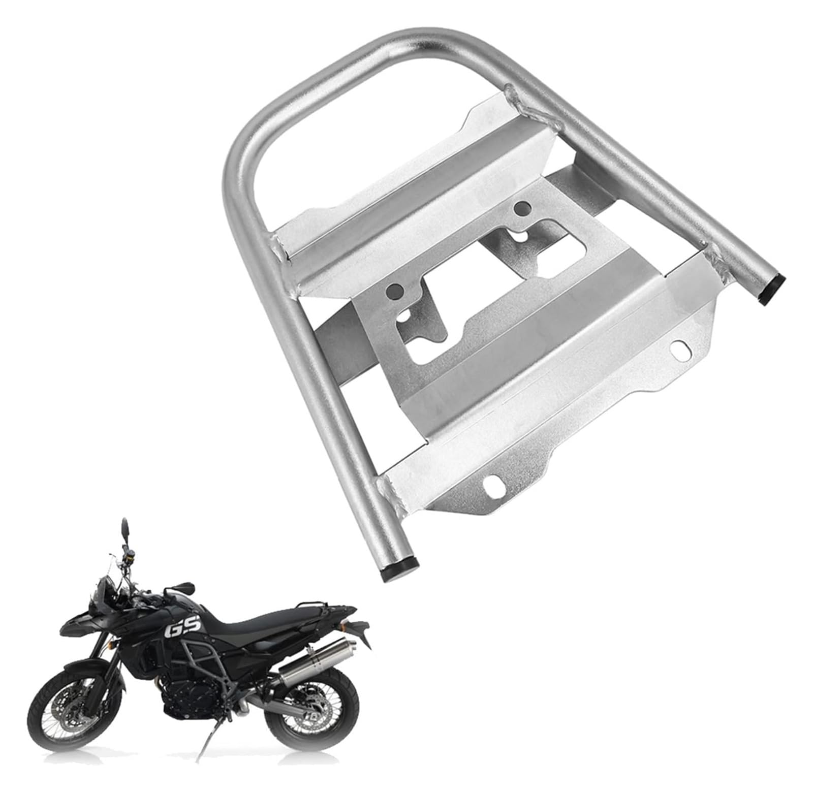 para BMW F800GS F700GS F 800 700 F800 GS 2009-2017 Portaequipajes Lateral Soporte para Maletas Alforja Trasera para Motocicleta Portapacchi Moto(Top Box Rack a)