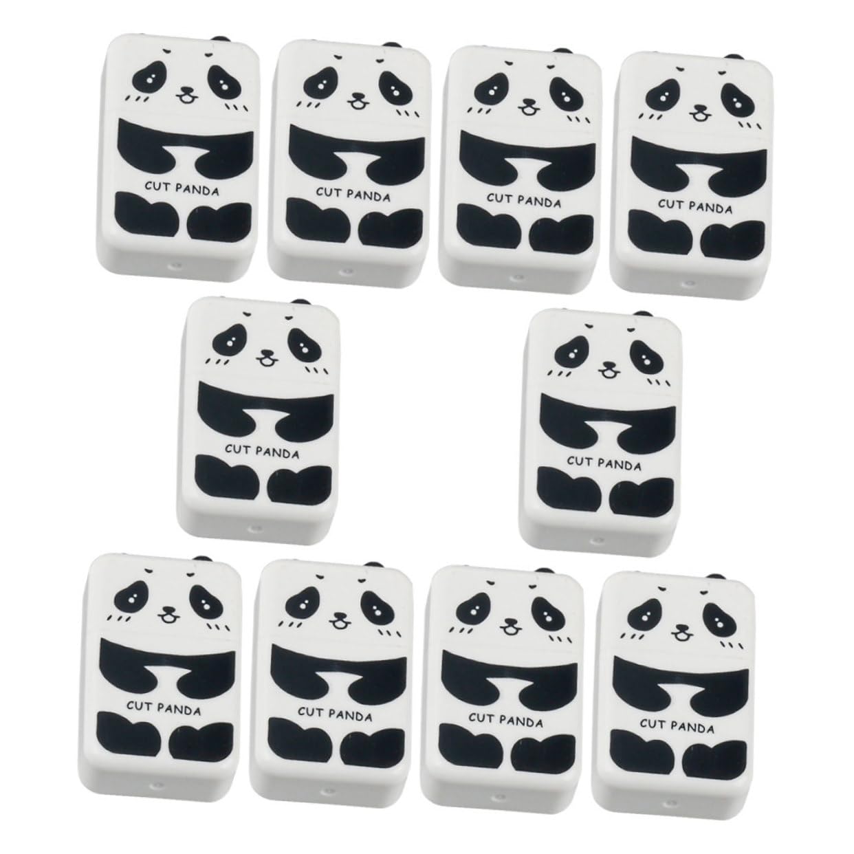 OSALADI 3 Sätze Panda Radierer Multifunktionale Bleistift Radierer Kreative Schulbedarf Für Klassenzimmer Für Freunde Und Familie 10 Stück * 3