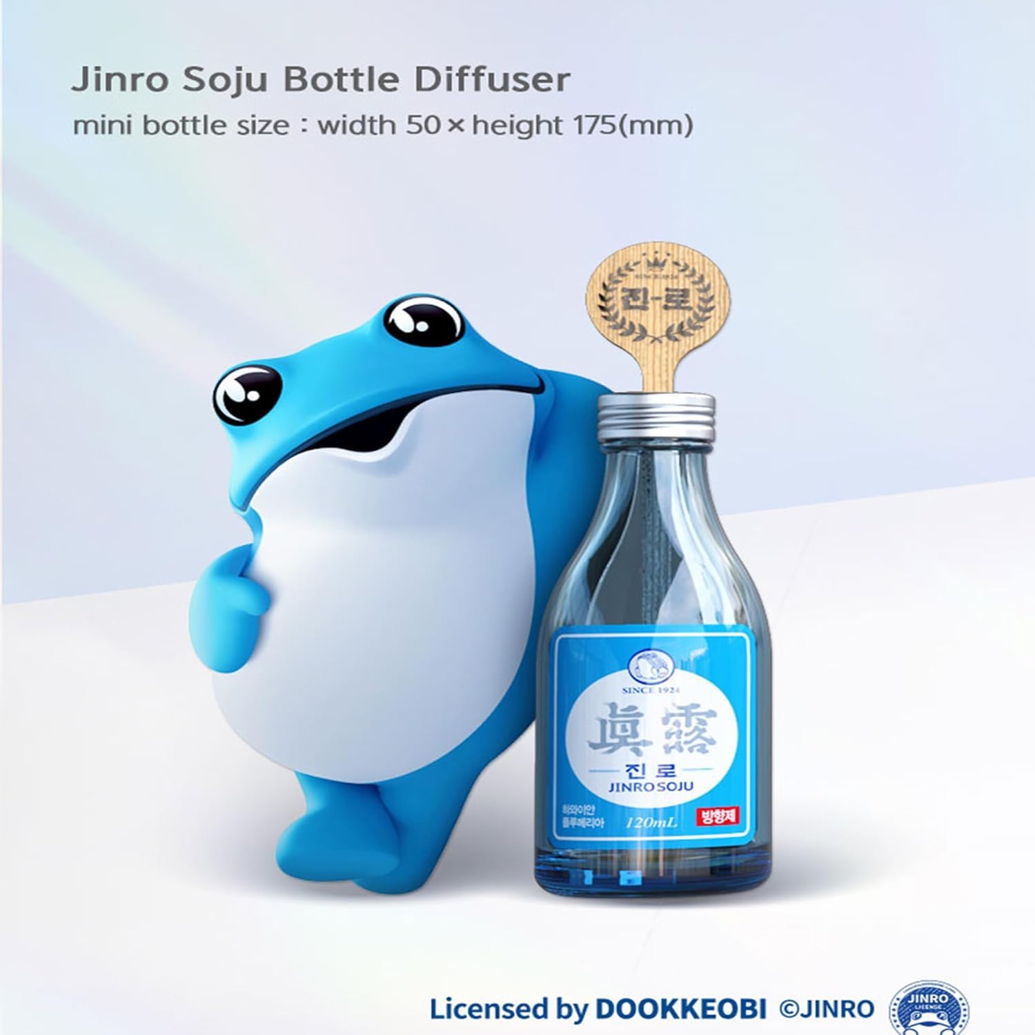 YIJIA | Jinro Vino Soju Coreano 350ml (Alc.16.9%) - El soju es una bebida muy popular en Corea (2 Botella)