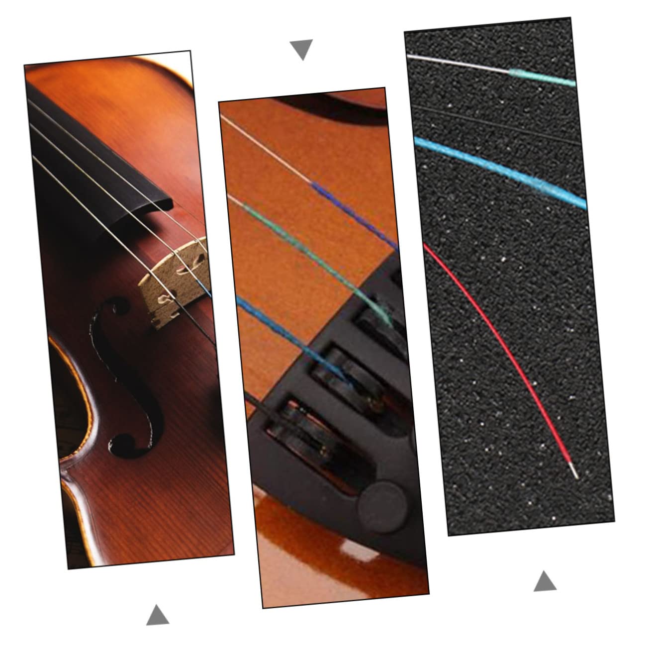 CIMAXIC 8pcs Violin Strings Replacement Set 4/4 Size E- -g Professional Strings