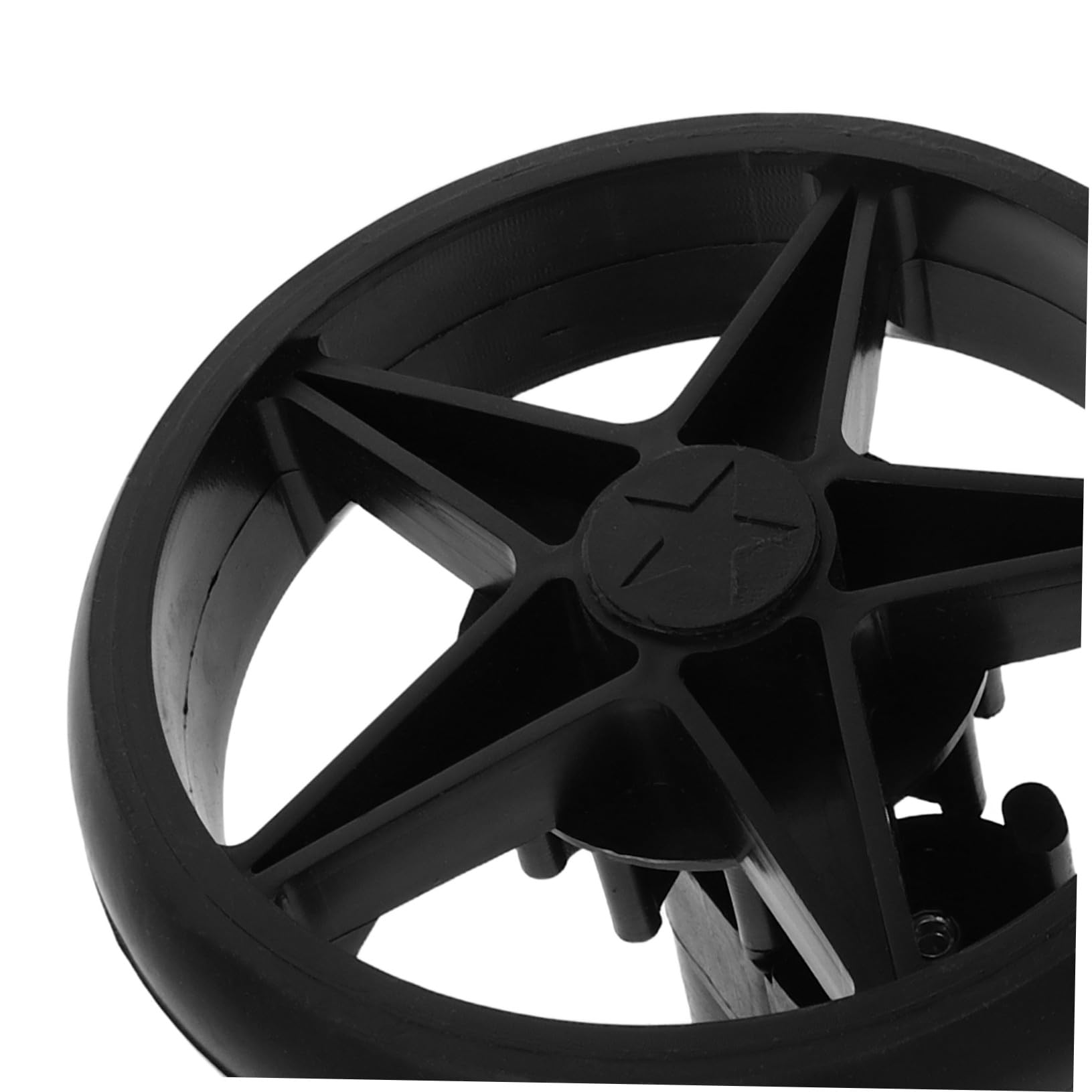 2 Pièces accessoires de poussette roues pivotantes roulettes pivotantes Black