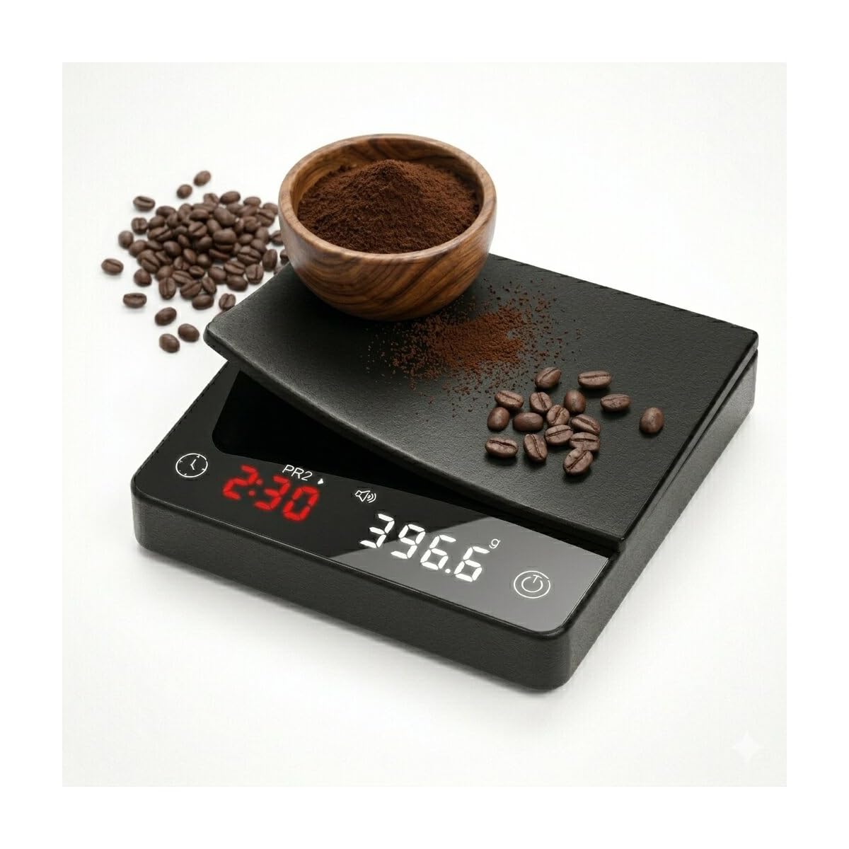 ATOM CF 200 Digital Coffee Scale with Timer | 2kg Capacity, 0.1g Accuracy | LED Display | Tare Function | Kitchen Scale for Espresso, Pour Over & Brewing-image-11