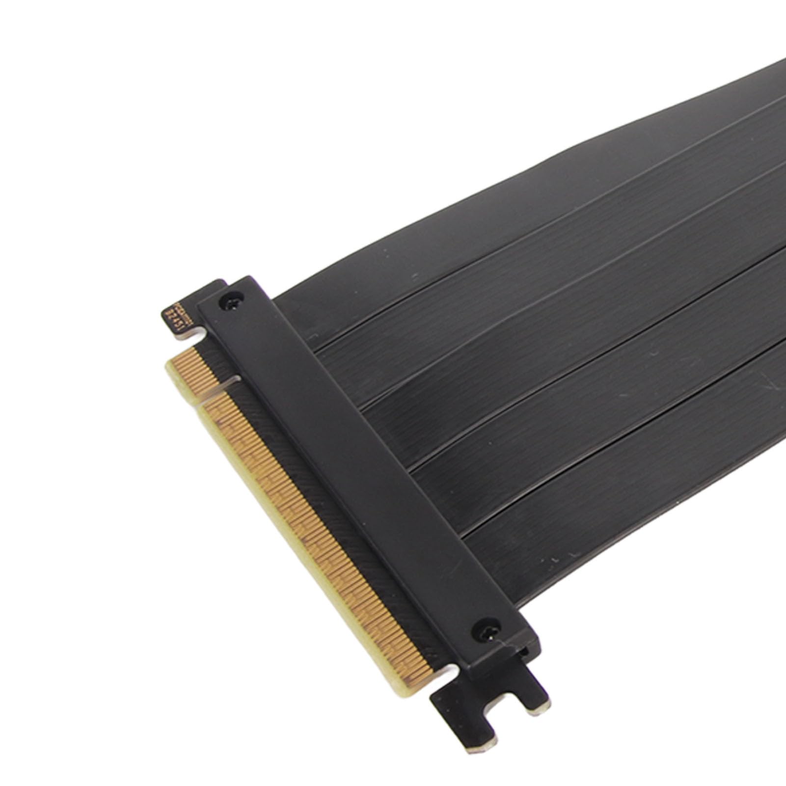 Durevole Cavo Riser PCIE 4.0 X16 Prolunga Flessibile per Schede Grafiche RTX 4070 4060, velocità Dati 128 Gbps, Schermatura da Interferenze Elettromagnetiche a 90 Gradi per Giochi e Miniere