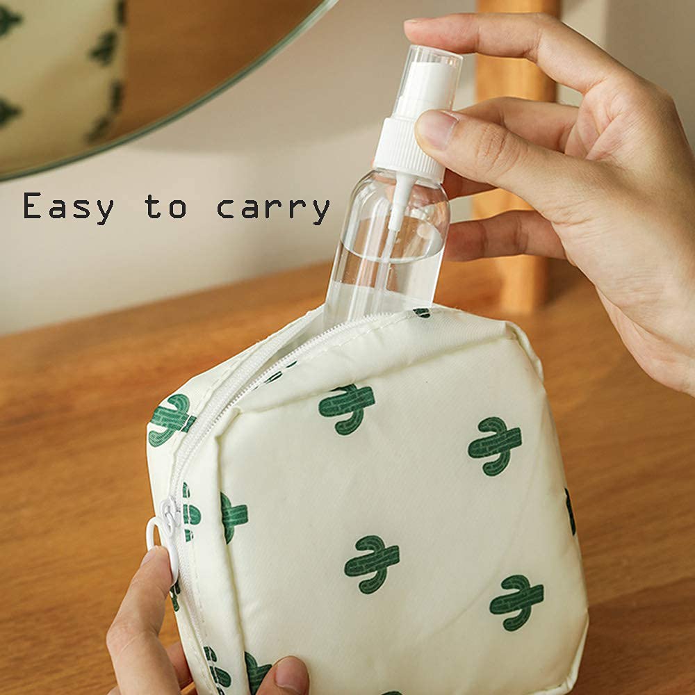 WRITWAA 6er Set Sprühflaschen 30-100ml - Nachfüllbare Reiseflaschen Mit Feinspray