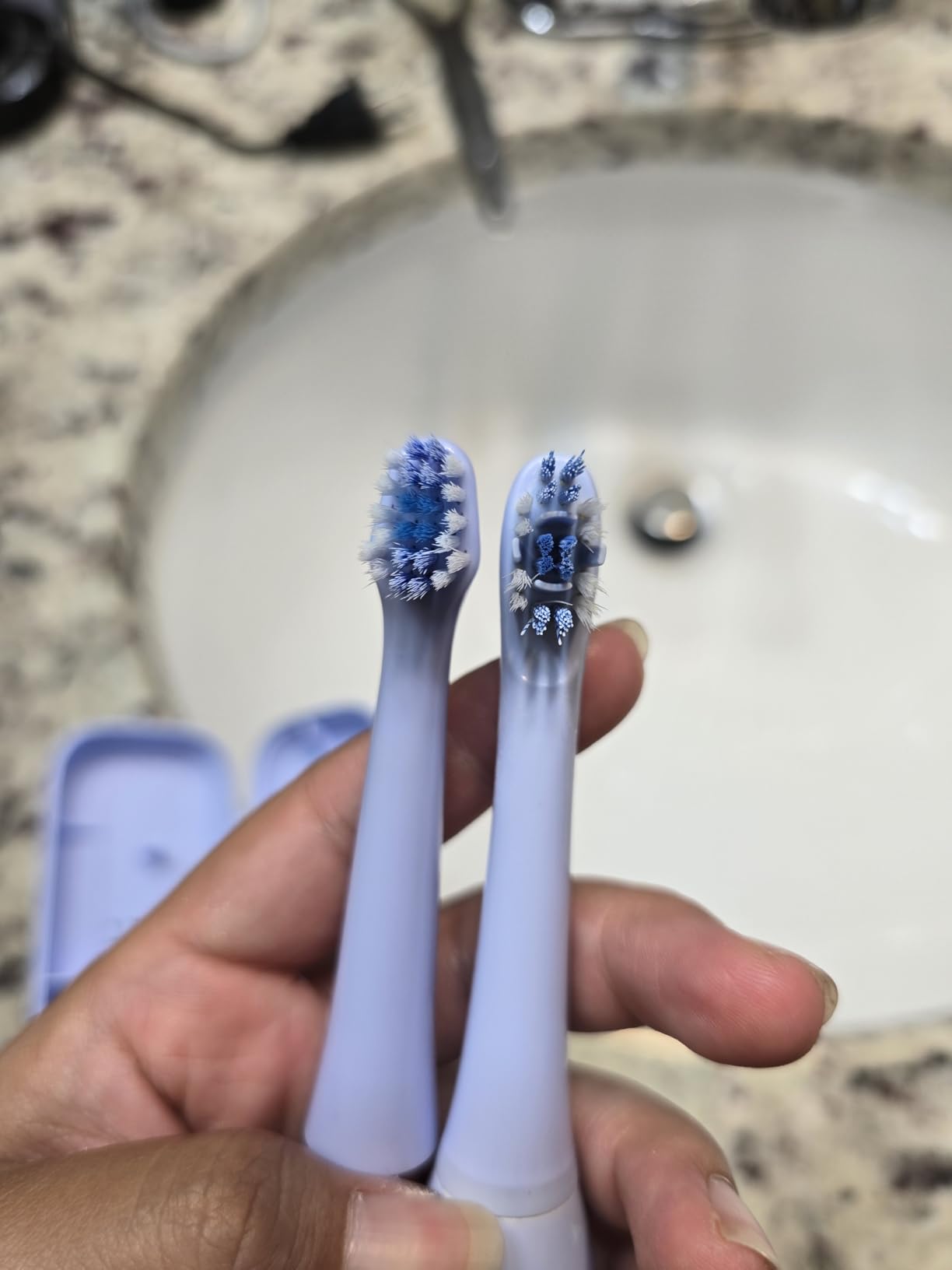 CILGEWH Replacement Toothbrush Heads 10 Pack Compatible with Colgate Hum Connected Smart Battery Electric Toothbrush Head,5 Blue+5 Green
