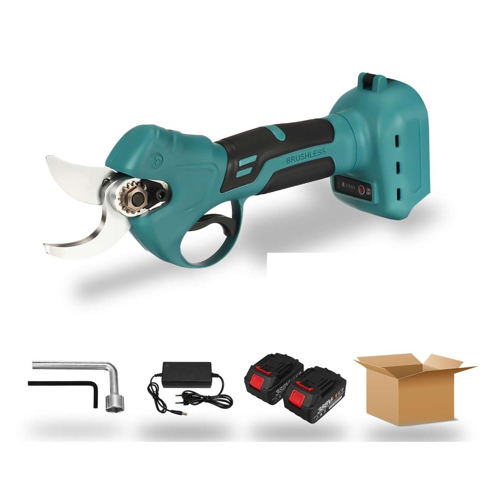 Outil d'elagage de branches sans effort avec ces ciseaux electriques 30mm