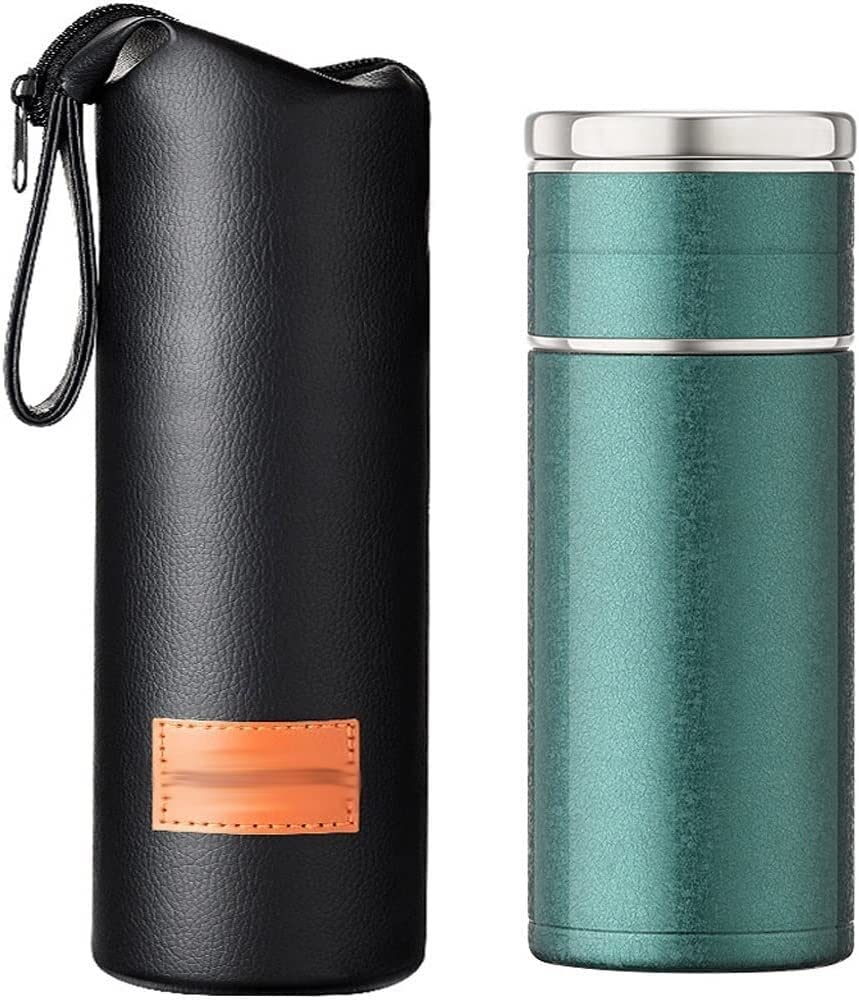Vakuum-Isolierte Reise Flaskbaowenhu Tragbarer Thermosbecher Cup 316 Edelstahl Vakuumisolierflasche Tee Wasserflasche Thermal Thermocup (Color : C, Size : 250ml) (Color : C, Size : 400ml)