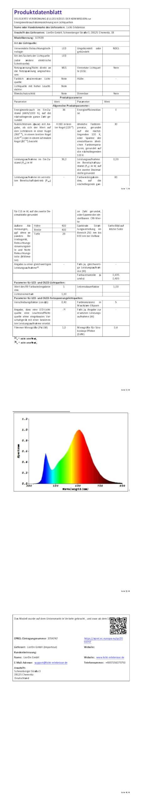 Plafón LED Regulable IP54 D: 40 cm redondo Blanco con cambio de color 3000 / 4000 / 6500 K 4080 lm Plafón baño