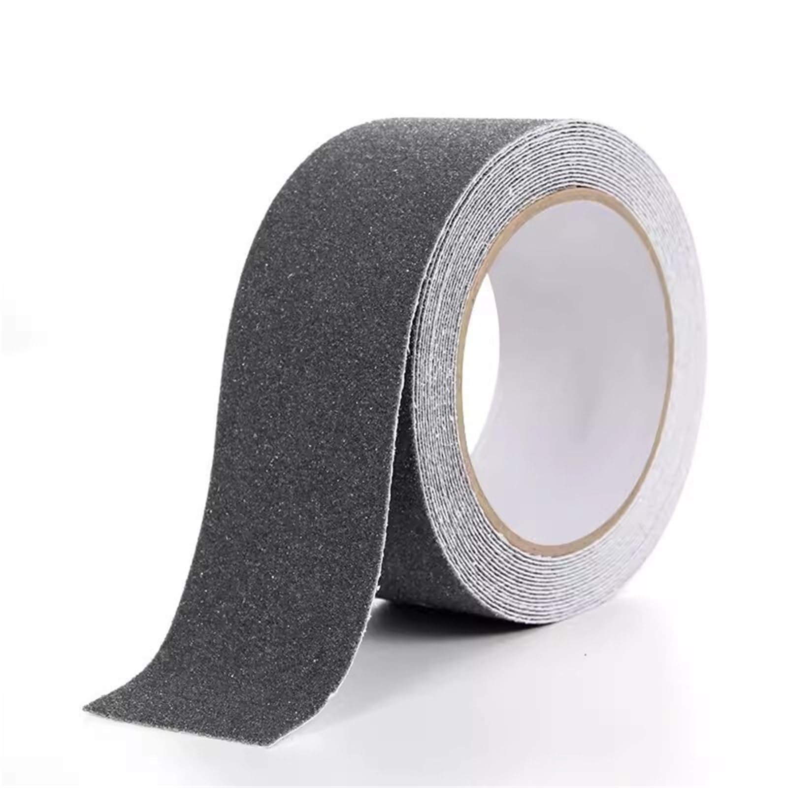 2 Stück 5 m Anti-Rutsch-Klebeband, Anti-Rutsch-Aufkleber for den Außenbereich, rutschfestes Traktionsband mit hoher Reibung, Schleifkleber for Treppen, Sicherheitslauffläche für Treppenstufen(Gray)