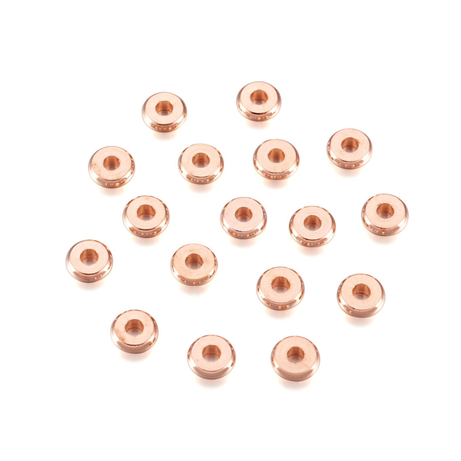 100 Perline Distanziali Metalliche Oro | PH PandaHall, Sfaccettate 2.5mm Per Gioielli Fai Da Te