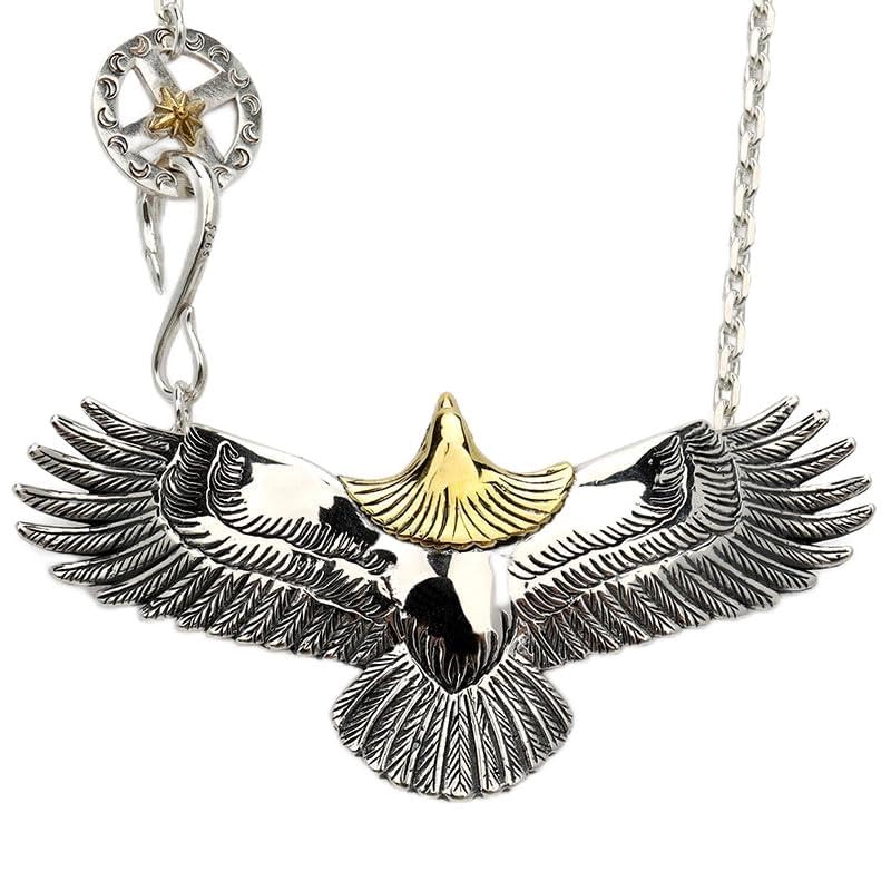 Amazon | [silver KYASYA]シルバー925素材 イーグルネックレス 羽根