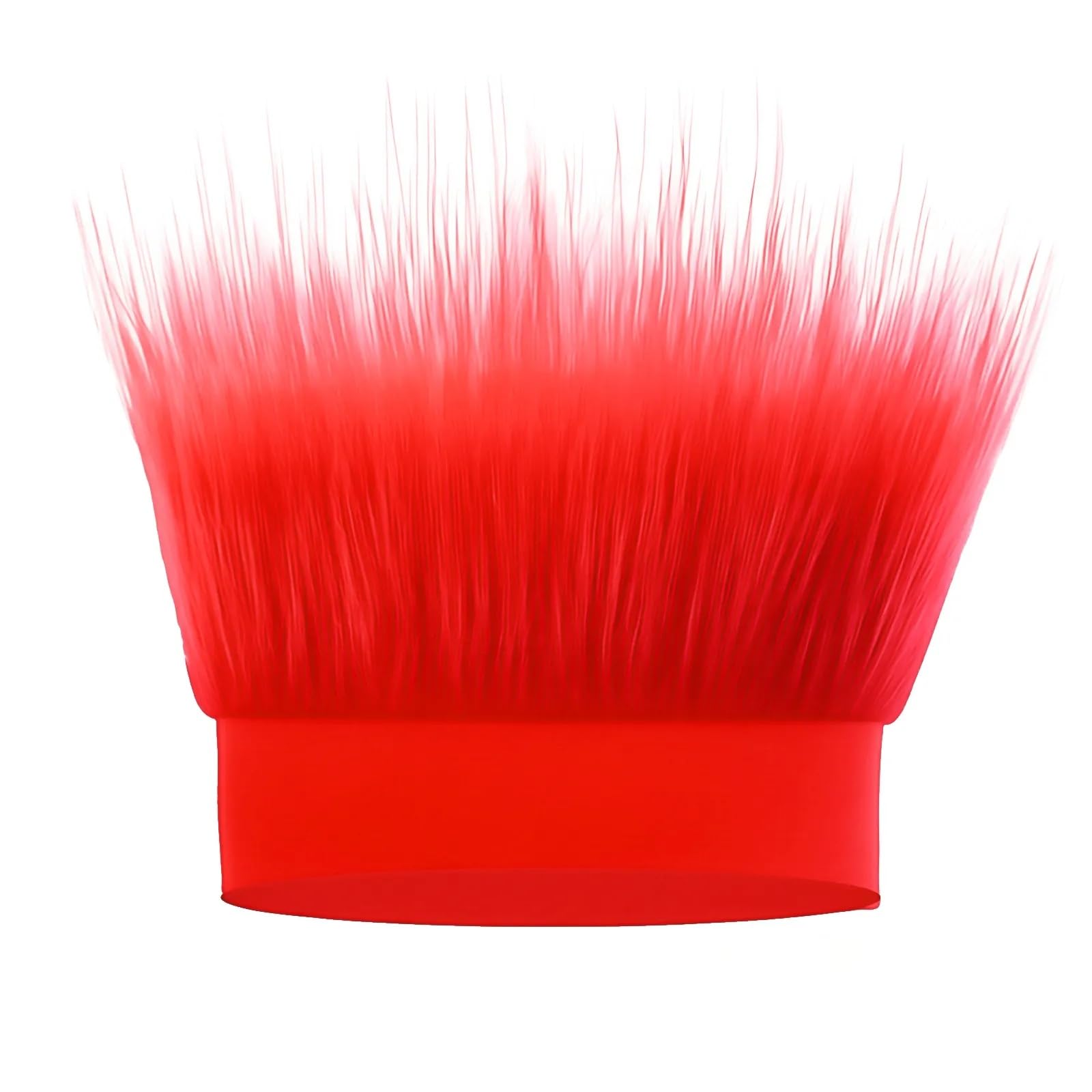 UNVOJL Red Hairy Hat Troll Hair Wig, Fun Costume Headband Sporting Parties Costumes Crazy Hair Headband Cheering Props Accessories for Spirit Day Sports Events and Cosplay