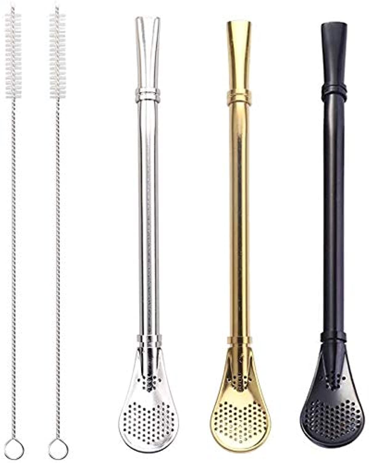 TALITAREStainless Steel Yerba Straw - Multicolor, Set of 3