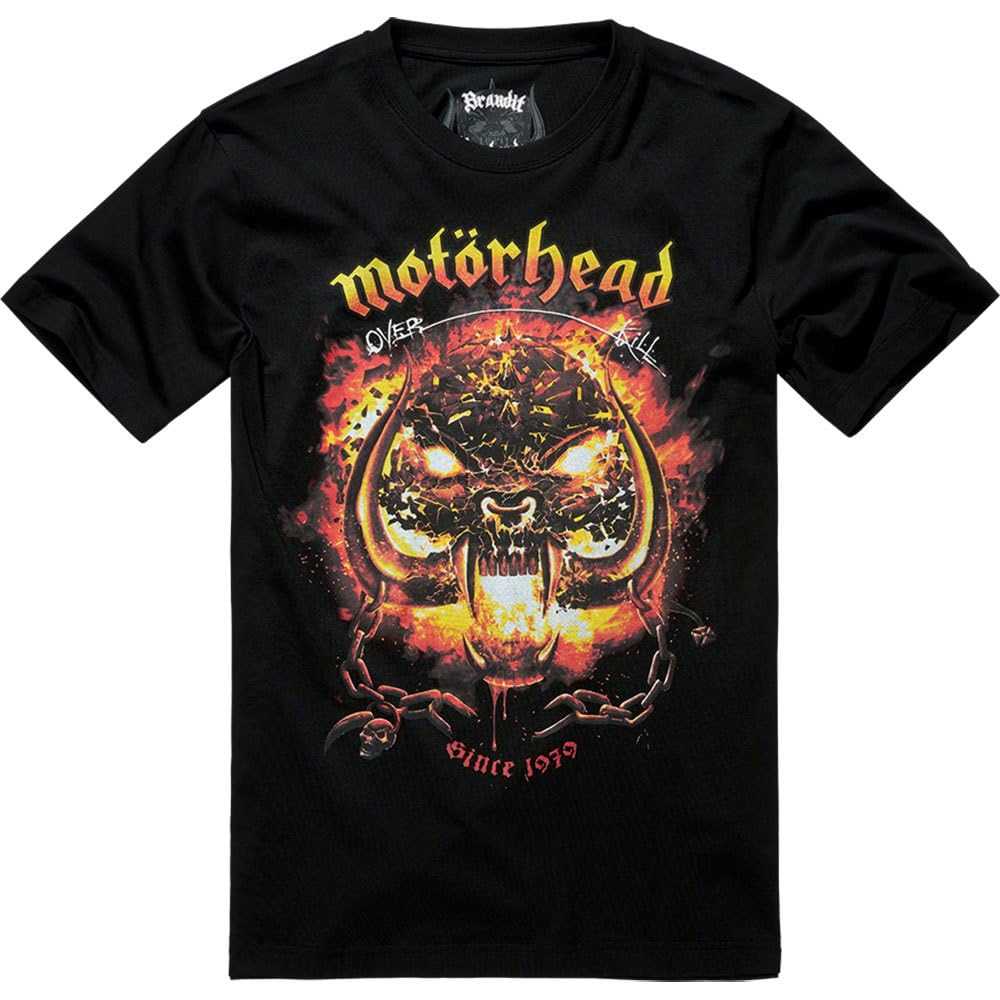 Brandit Motörhead T-Shirt Overkill, color: black, size: L