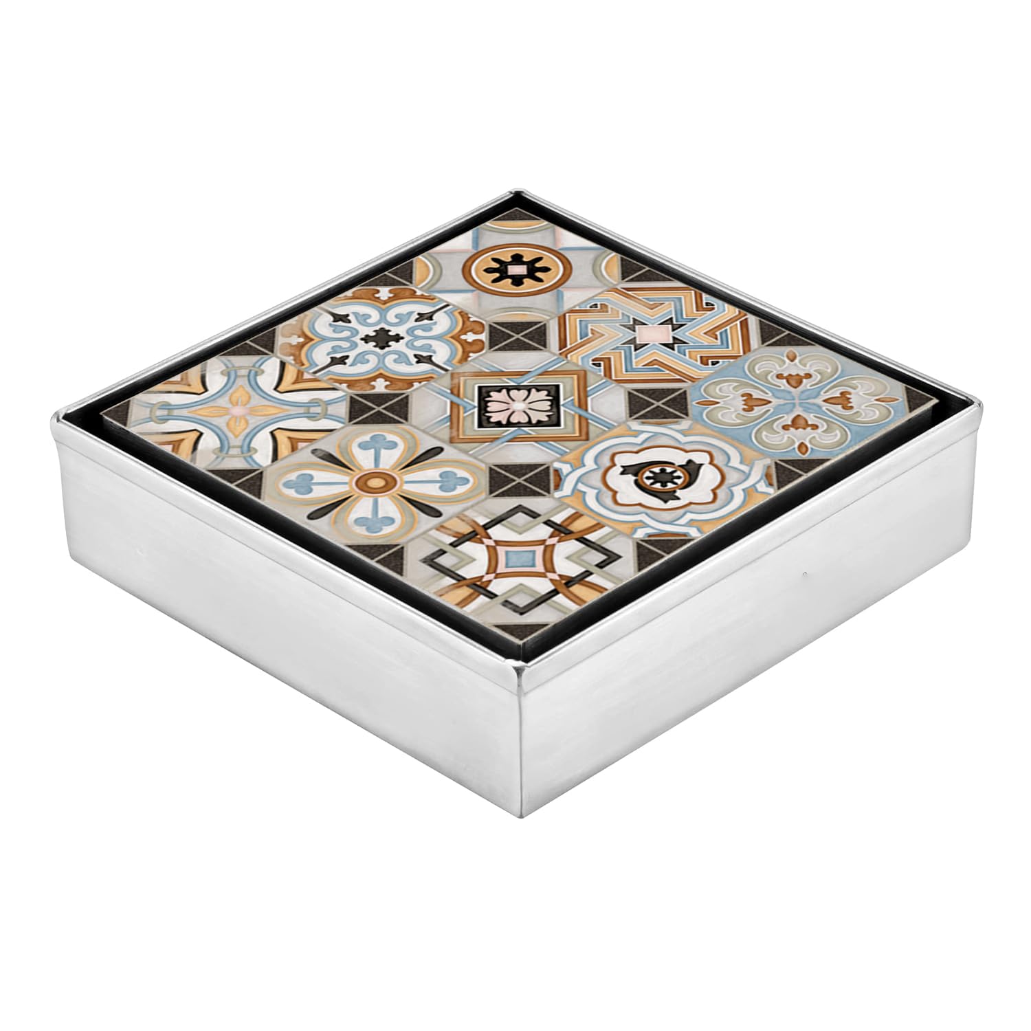 Bathroom Drain Cover ENNIUS Bathroom Floor Tiles for Home, Bathroom Drain Jali - Bathroom Water Drainer | Floor Drain for Bathroom Tiles | Bathroom Water Stopper, Tile Insert Floor Drain (B0CWXWRS7K) Amazon Price History, Amazon Price Tracker