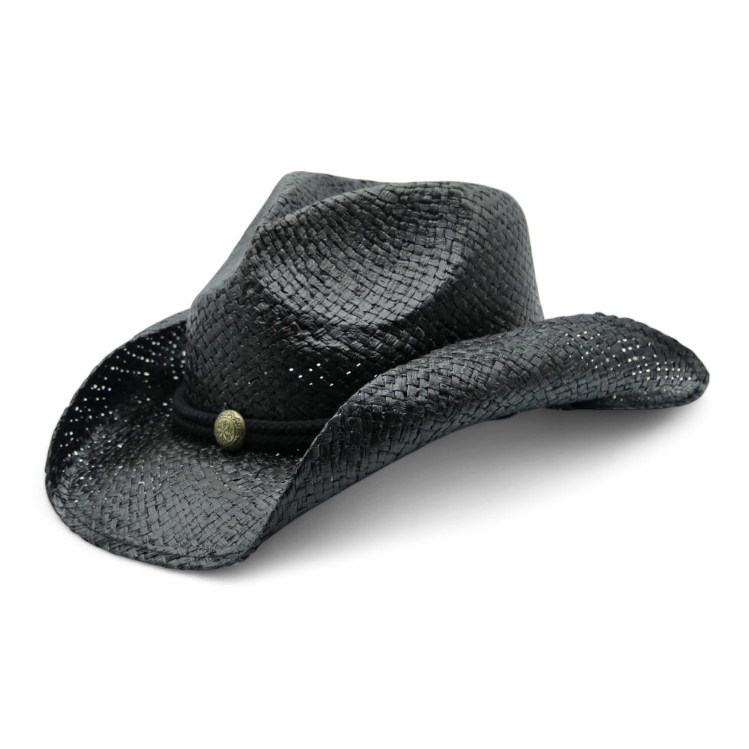 Peter Grimm Straw Round Up Cowboy Hat – Stylish and Versatile Straw Hat for Men and Women - One Size