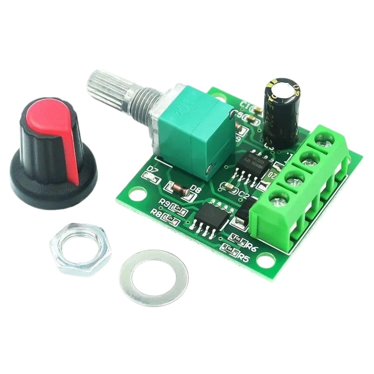 New for DC 1.8V 3V 5V 6V 12V 2A PWM Motor Speed Controller Low Voltage Motor Speed Controller PWM 0~100% Adjustable Drive Module