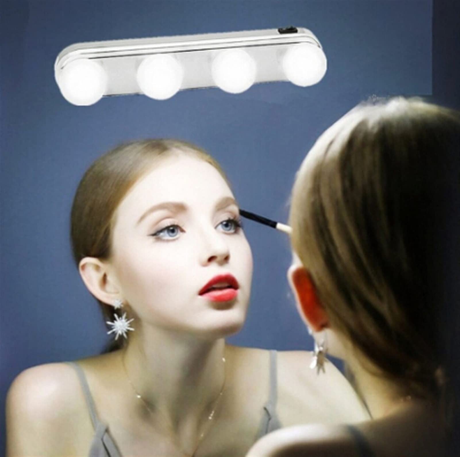 Ampoule LED miroir de maquillage à ventouse JCAKES pour coiffeuse - 7