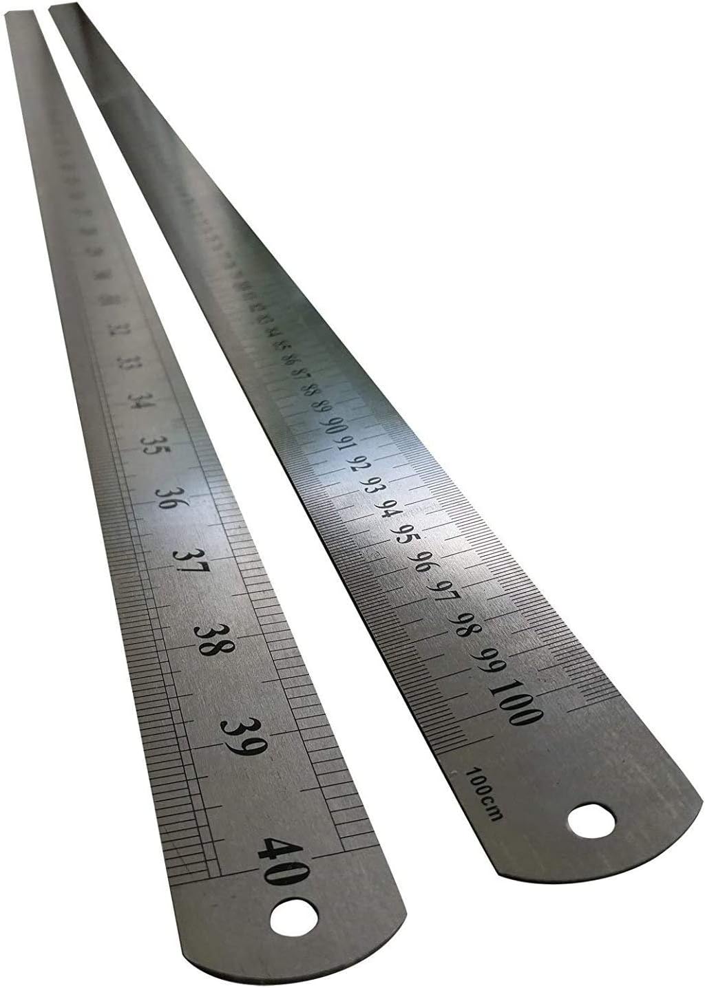 Large Stainless Steel Ruler Rule Measuring Measure Straight Edge 1 Metre Meter 40" 100cm