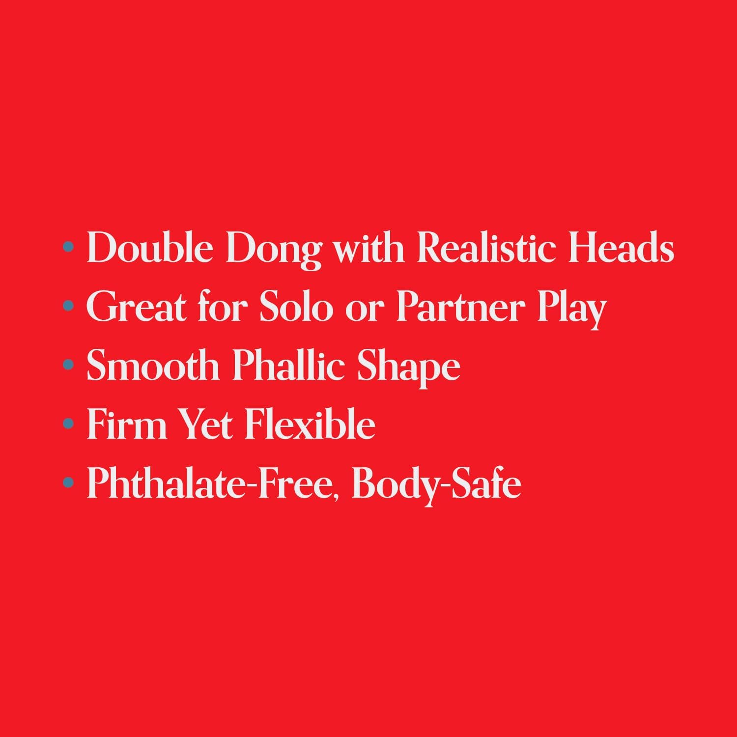 Doc Johnson Black Double Header Dildo, 18 Inches