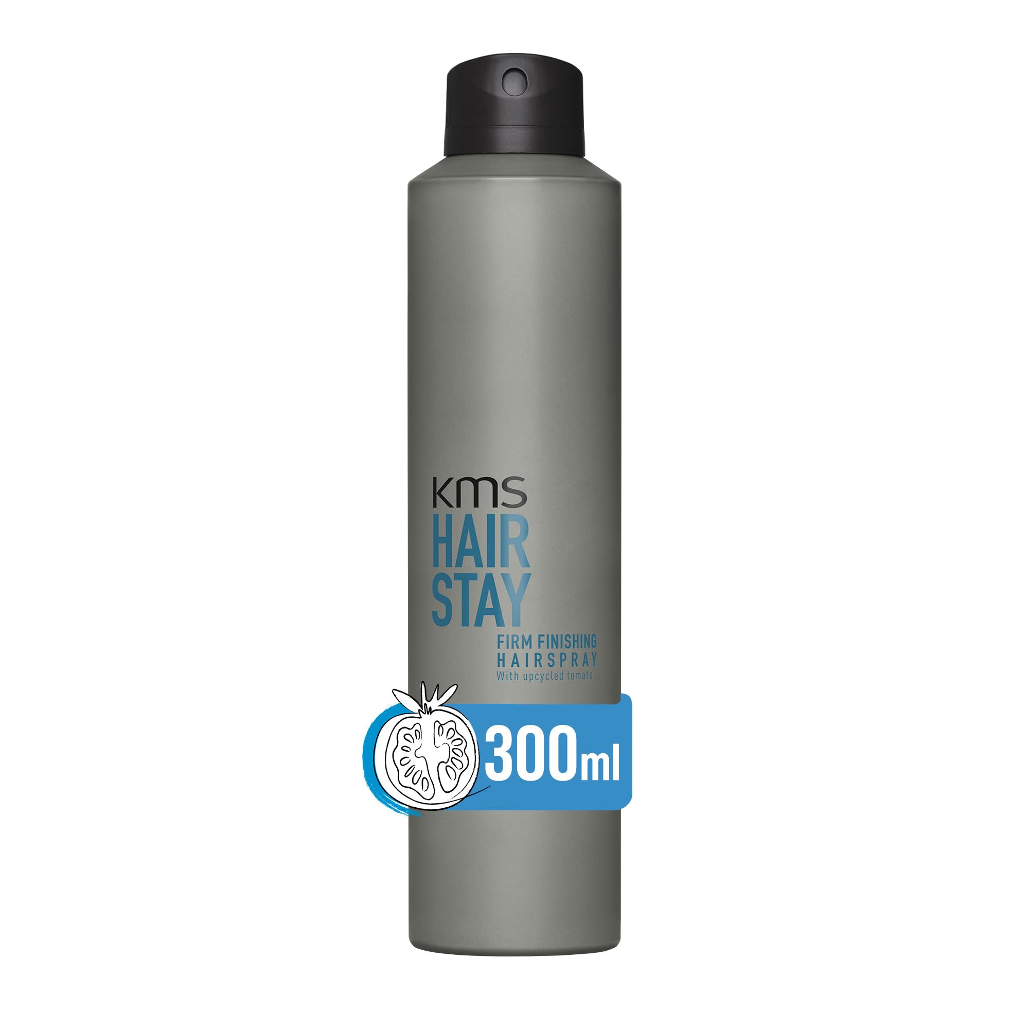 KMS HairStay Firm Finishing Hairspray, For All Hair Types, Firm Hold & Long-Lasting Control, Vegan & PETA Approved, 300ml