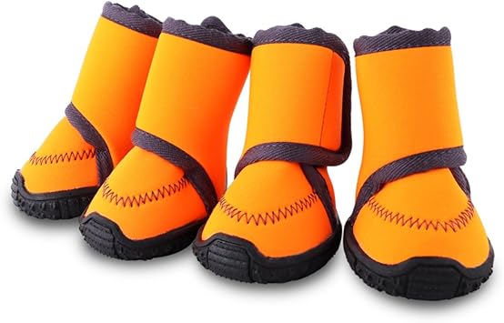 Amazon Haveget 犬靴 ドッグブーツ 犬用靴 愛犬のお散歩 滑り止め 雨の日 柔らか 軽い 小型犬 中型犬 大型犬 7サイズ選べる ドッグシューズ S Petbobi ブーツ シューズ 通販
