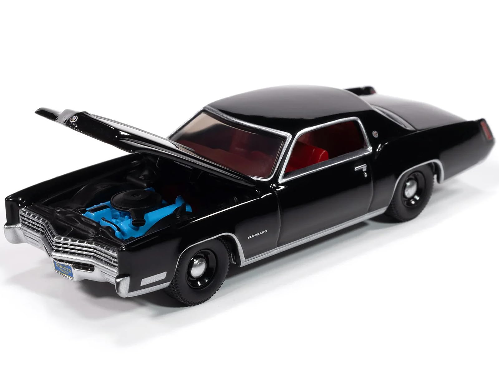 Amazon.com: 1967 Eldorado Sable Black with Red Interior Luxury