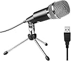 USB Microphone,Fifine Plug and Play PC Computer USB Condenser Microphone for Skype, Recordings for YouTube, Google Voice Search, Games-Windows and Mac-K668