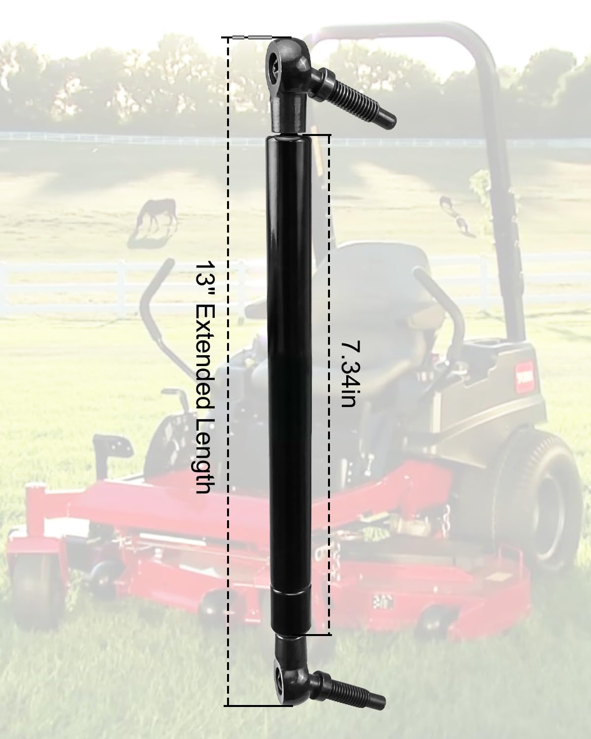 NTSUMI Steering Damper Replace 116-0027 Fit for Exmark Toro Lazer