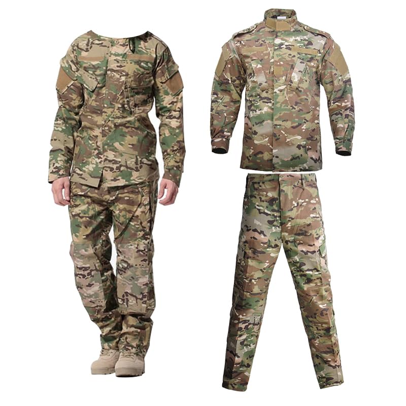 Uniforme militaire camouflage et ensemble de camping résistant pour homme